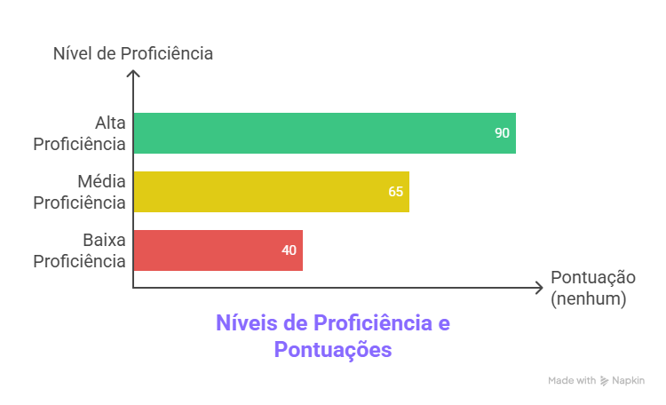 Gráfico ilustrativo de relação entre proficiência em inglês e competitividade de talentos